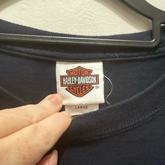 Harley Davidson Cage Free Graphic T-shirt size Large - Picture 4 of 5